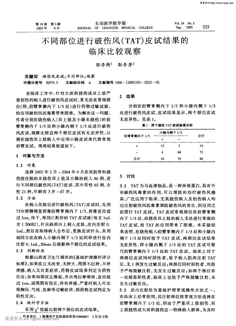 皮试时,常无法在常规部位(即:前臂掌侧内下1/3处)进行药物过敏试验,给