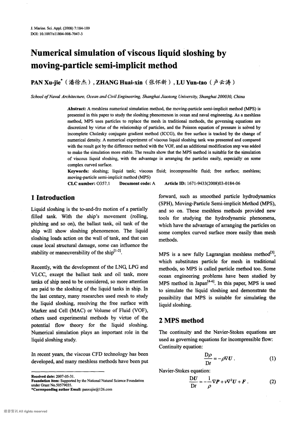 期刊numericalsimulationofviscousliquidsloshingbymoving-particle