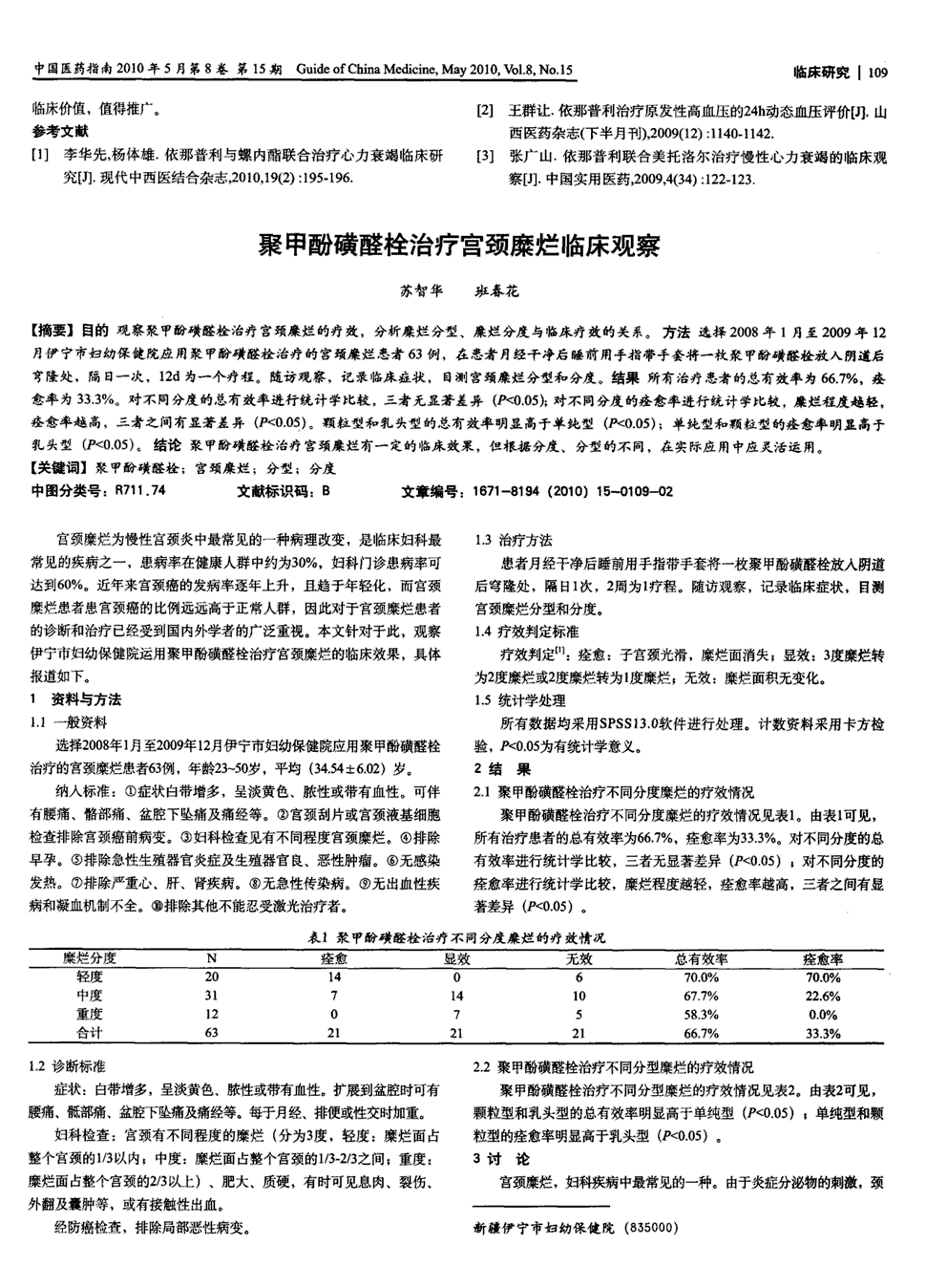 期刊聚甲酚磺醛栓治疗宫颈糜烂临床观察被引量:3    目的观察聚甲酚