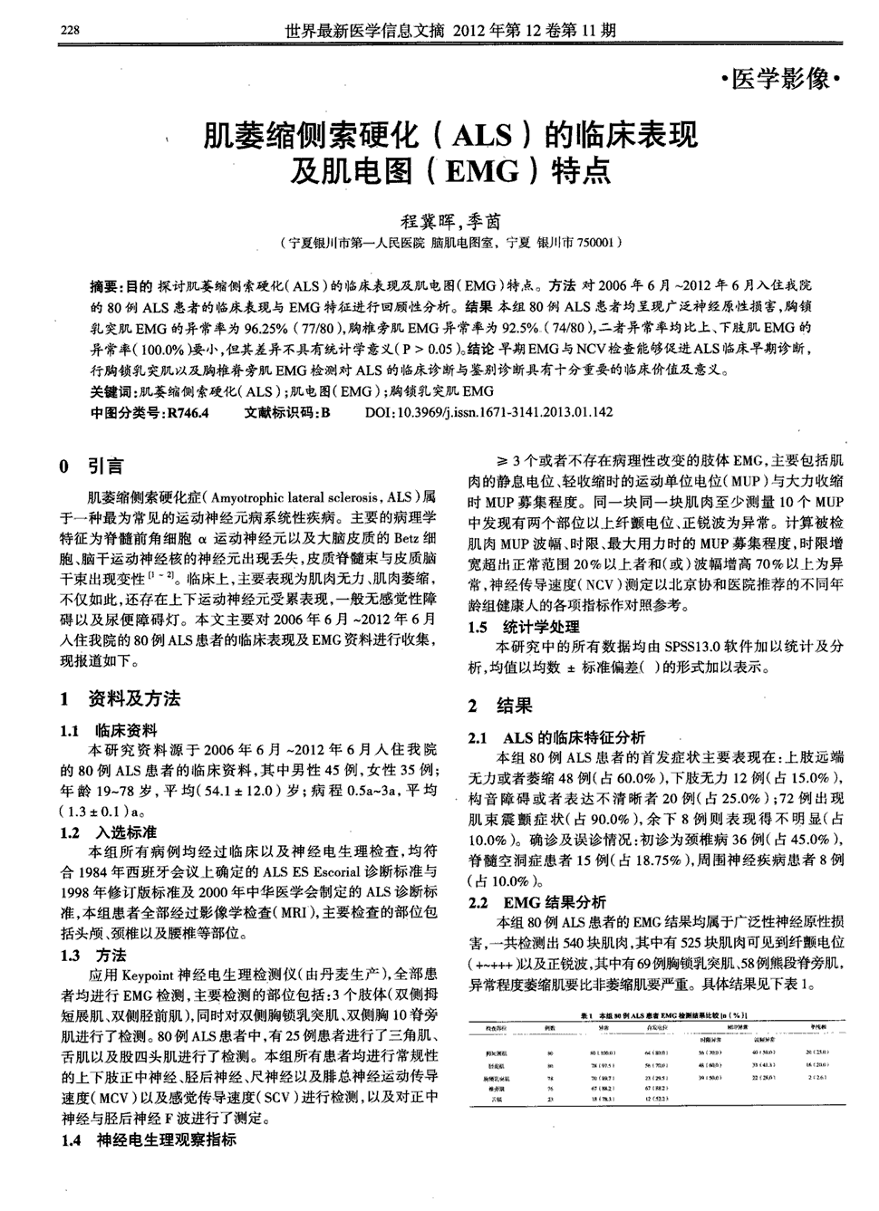 《世界最新医学信息文摘(电子版》2012年第11期228-229,共2页程冀晖