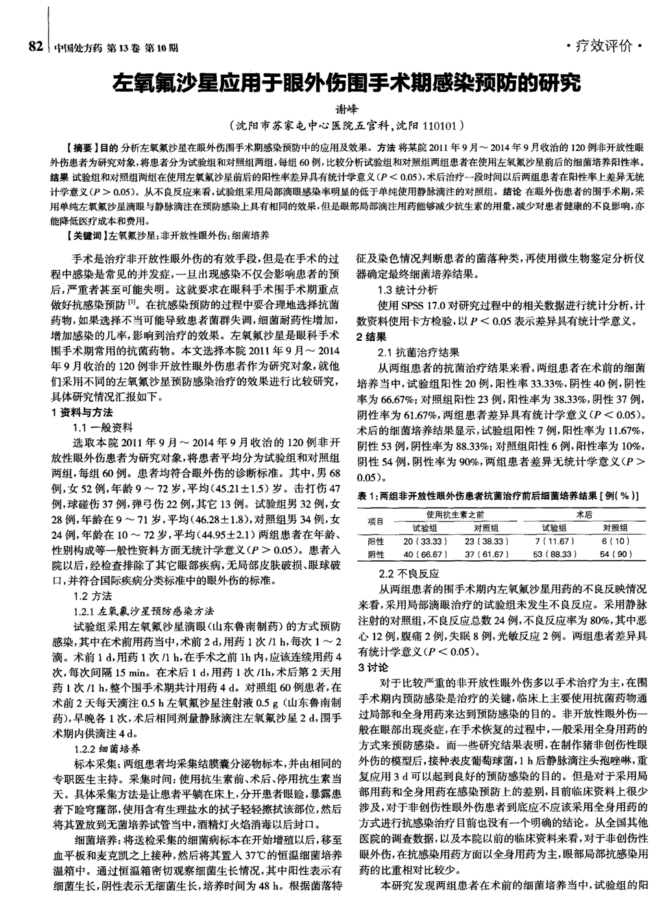 《中国处方药》2015年第10期82-83,共2页谢峰