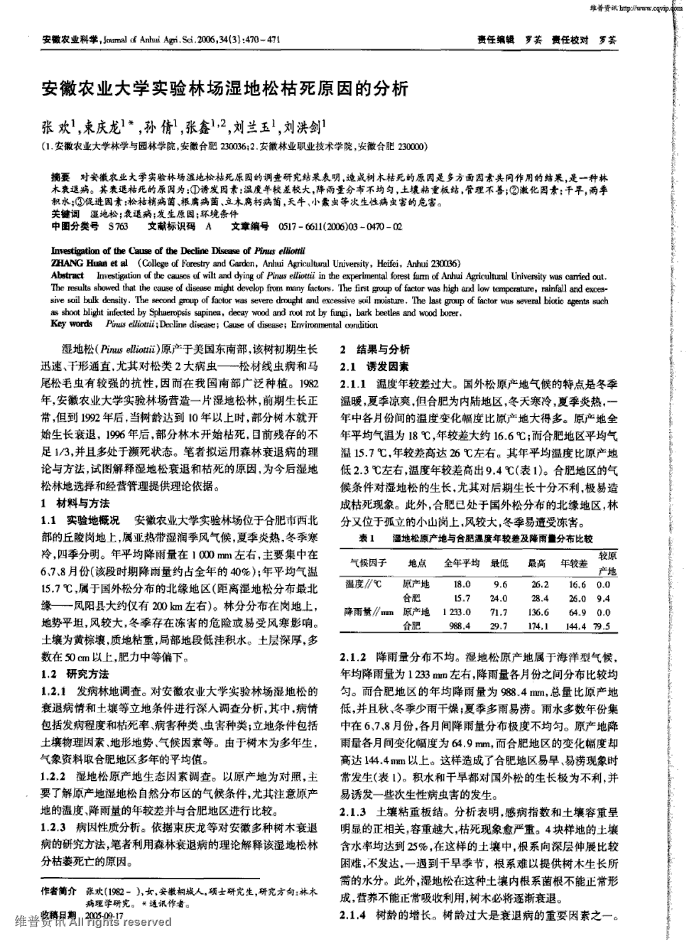 《安徽农业科学》2006年第3期 470-471,共2页张欢